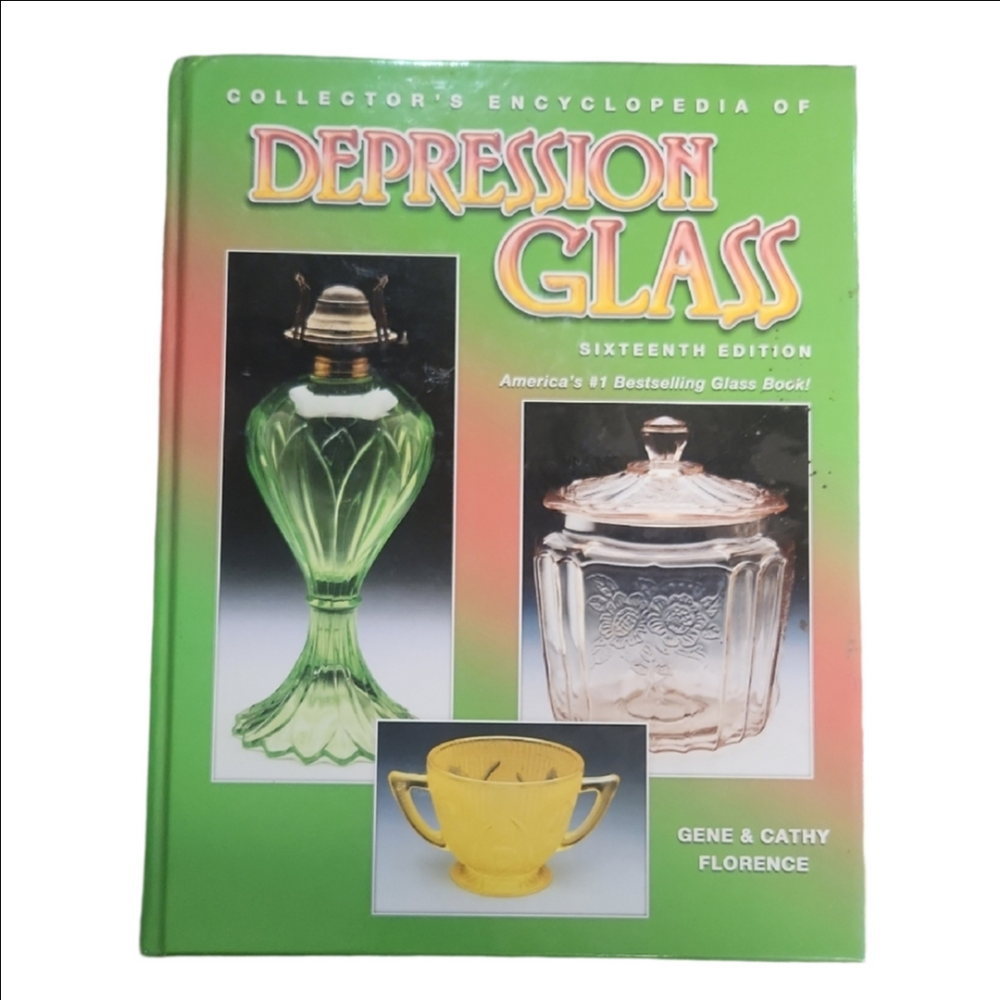Collector's Encyclopedia of Depression Glass by - Green and Yellow Cover